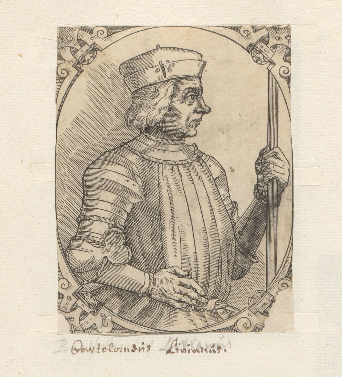Portret van Bartholomew Livianus by Anonymous