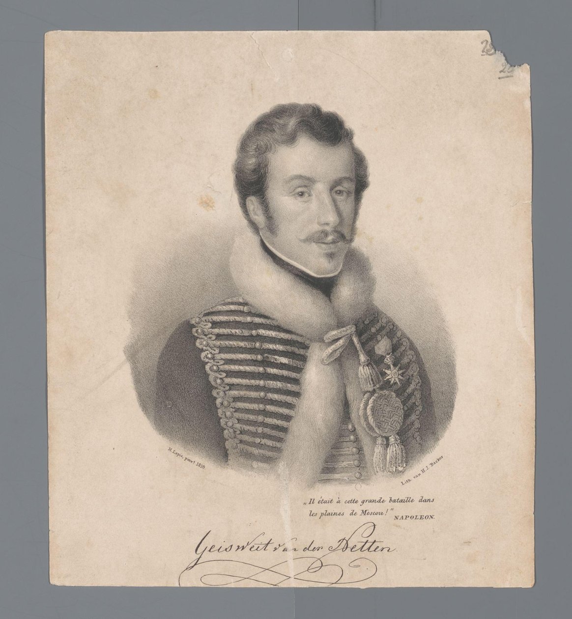 Cornelius Anthonius Geisweit van der Netten'in portresi by Anonymous