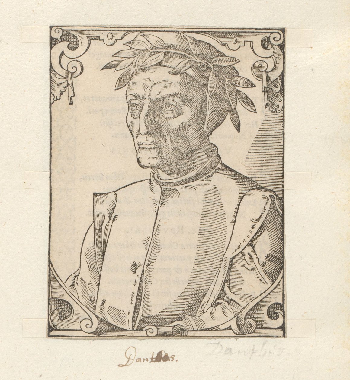 Portret van Dante Alighieri by Anonymous