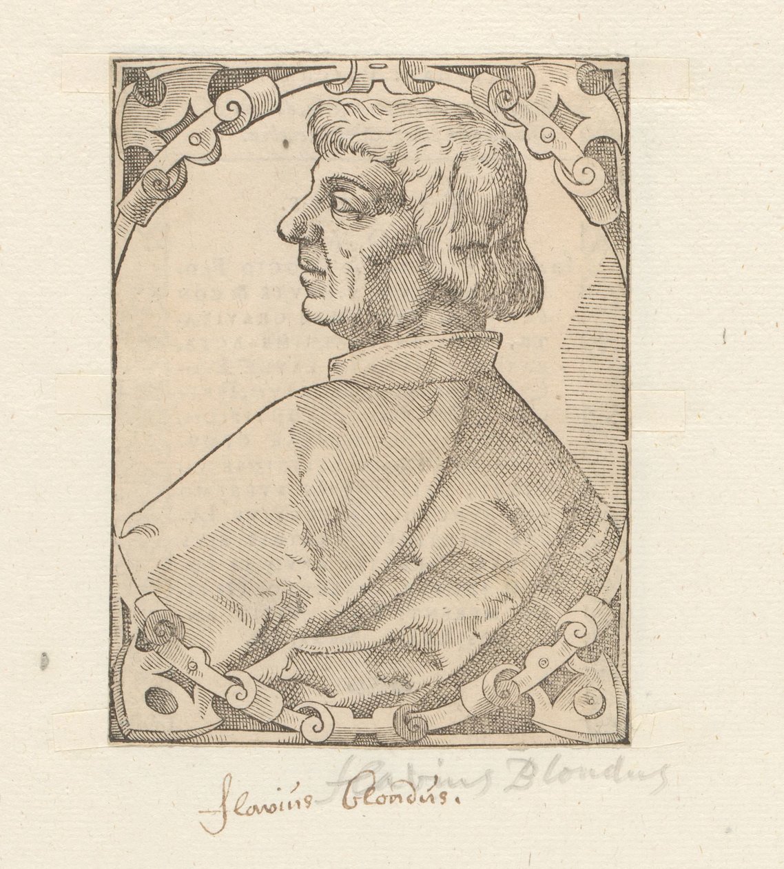 Portret van Flavio Biondo by Anonymous