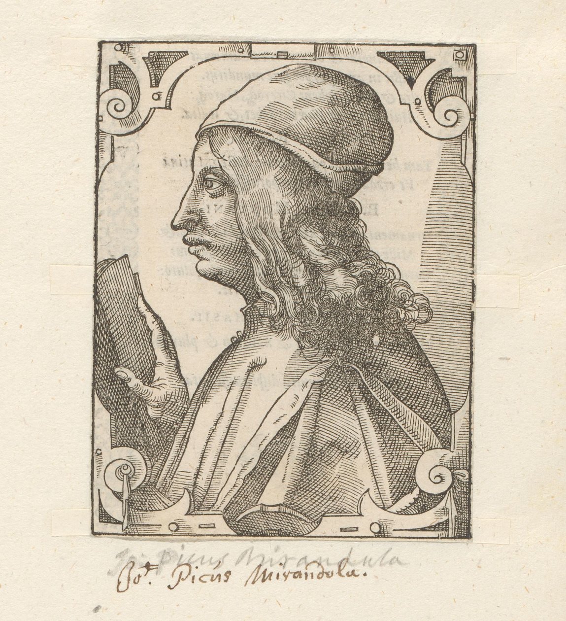 Portret van Giovanni Pico della Mirandola by Anonymous