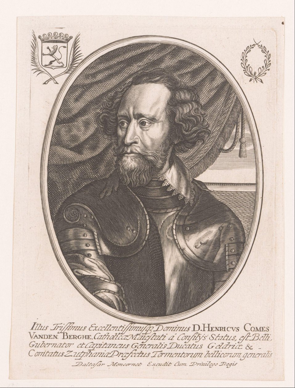 Hendrik van den Bergh'in portresi by Anonymous