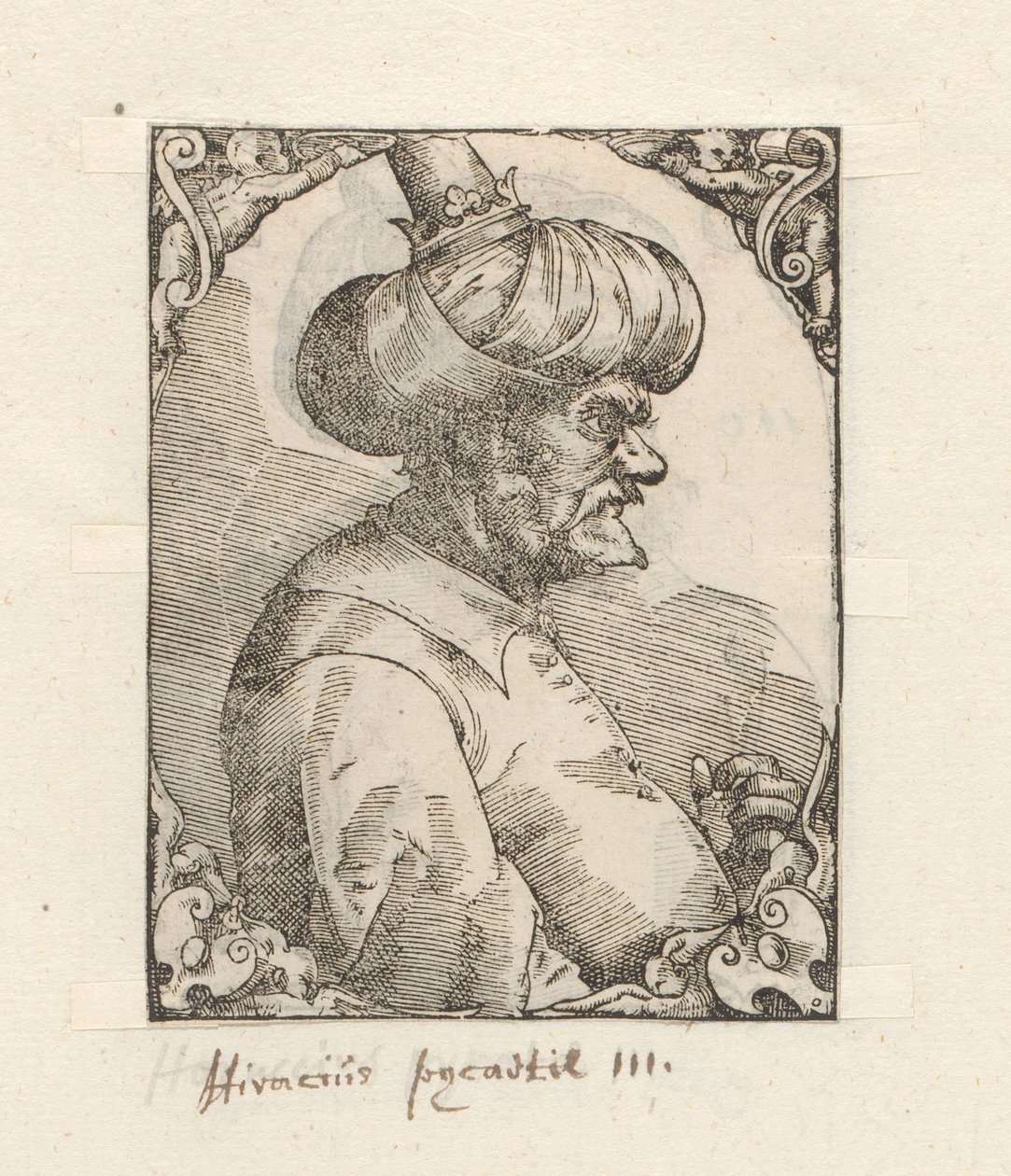 Portret van Horuccius Barbarosso by Anonymous