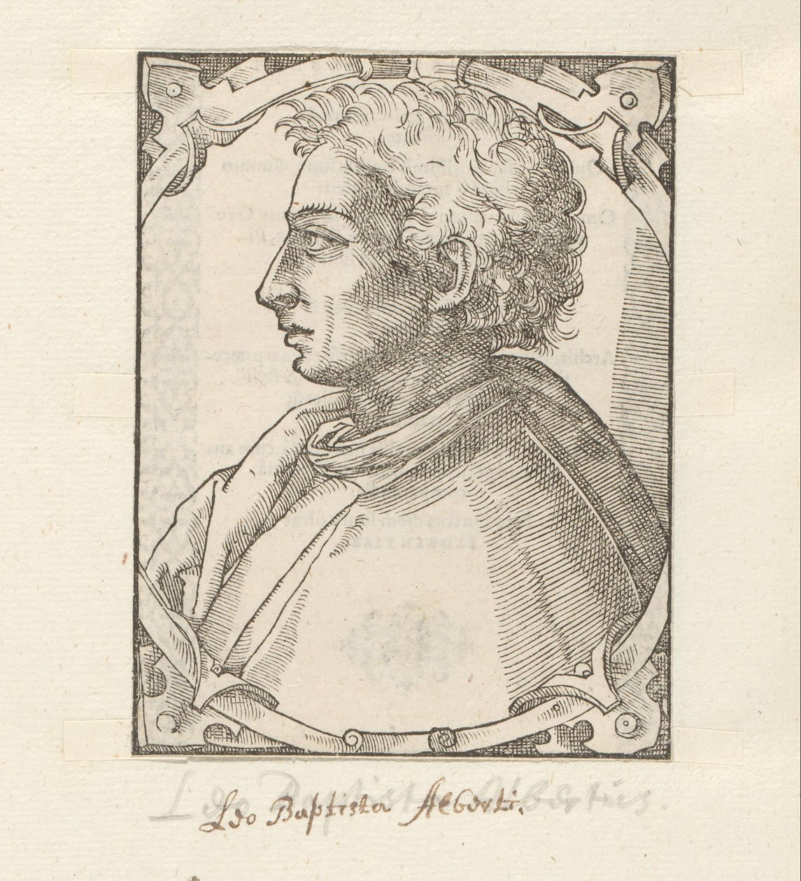 Portret van Leon Battista Alberti by Anonymous