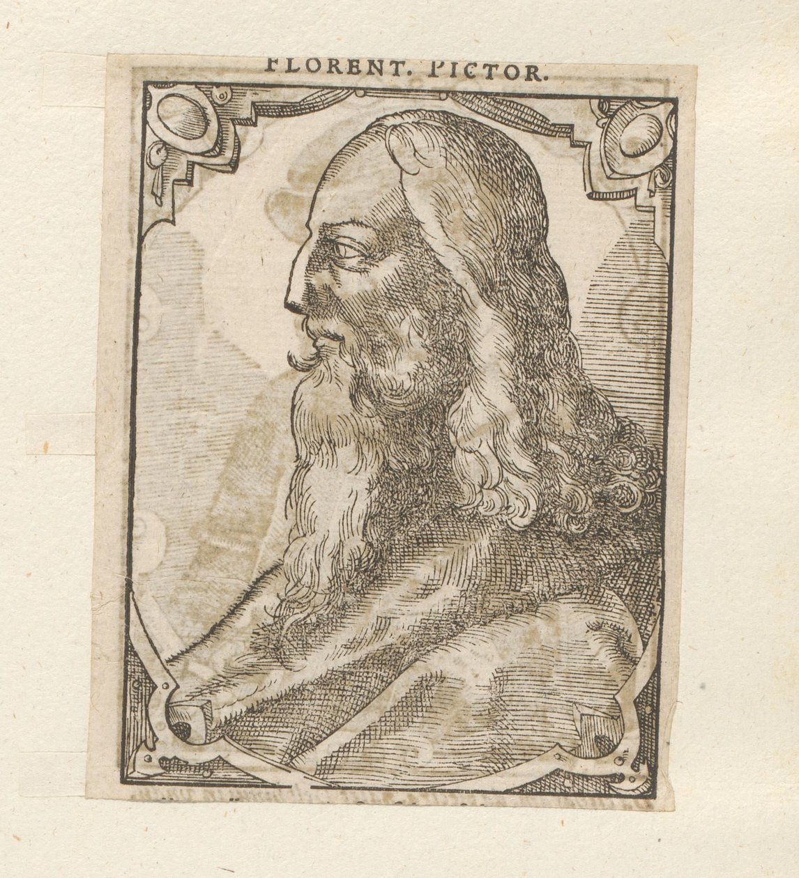 Portret van Leonardo da Vinci by Anonymous