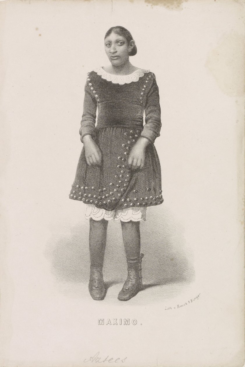 Portret van Maximo, 1857 Maximo (nesne üzerindeki başlık) by Anonymous