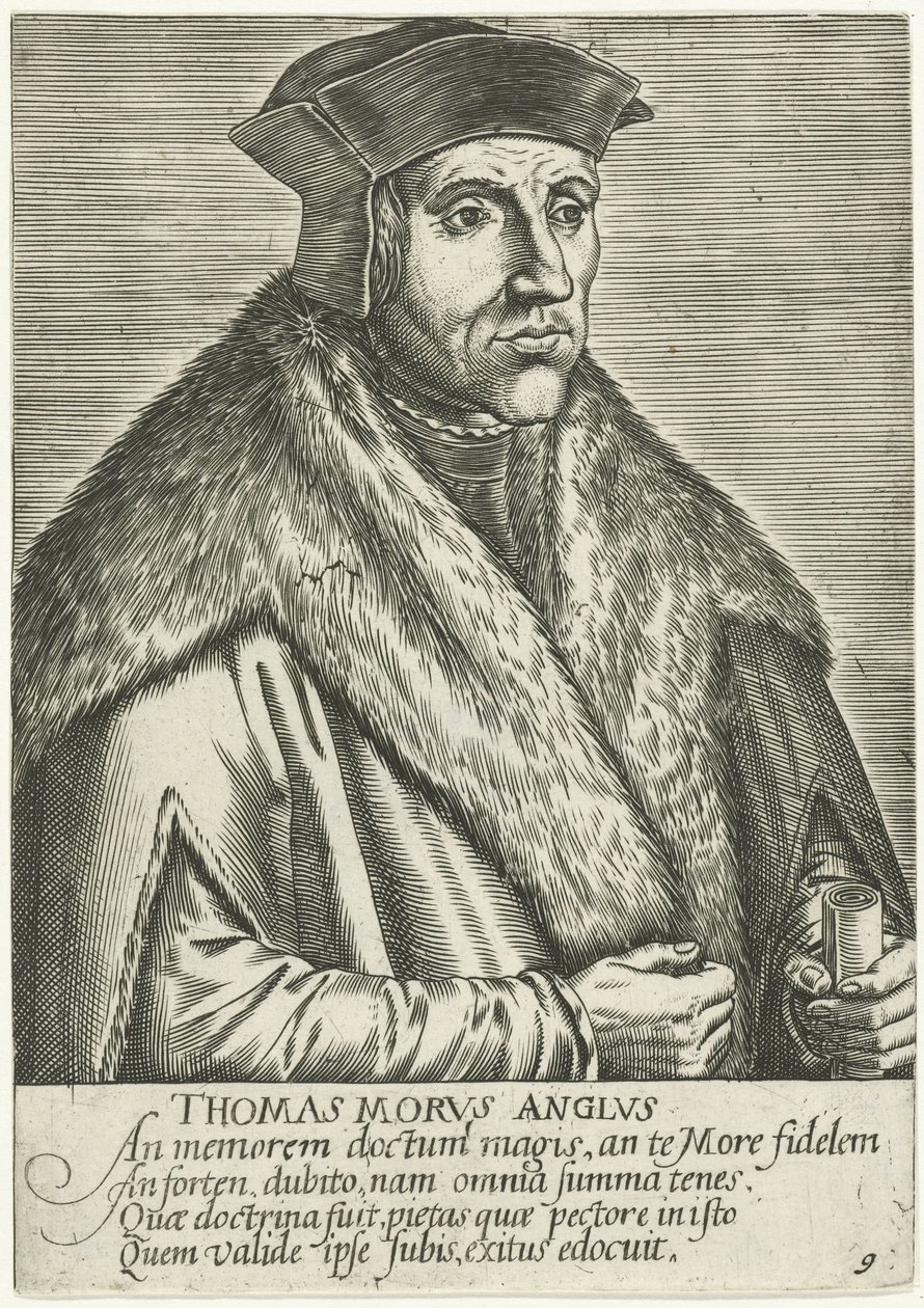 Portret van Thomas Daha fazla Thomas Morvs Anglvs (nesne üzerindeki başlık) by Anonymous