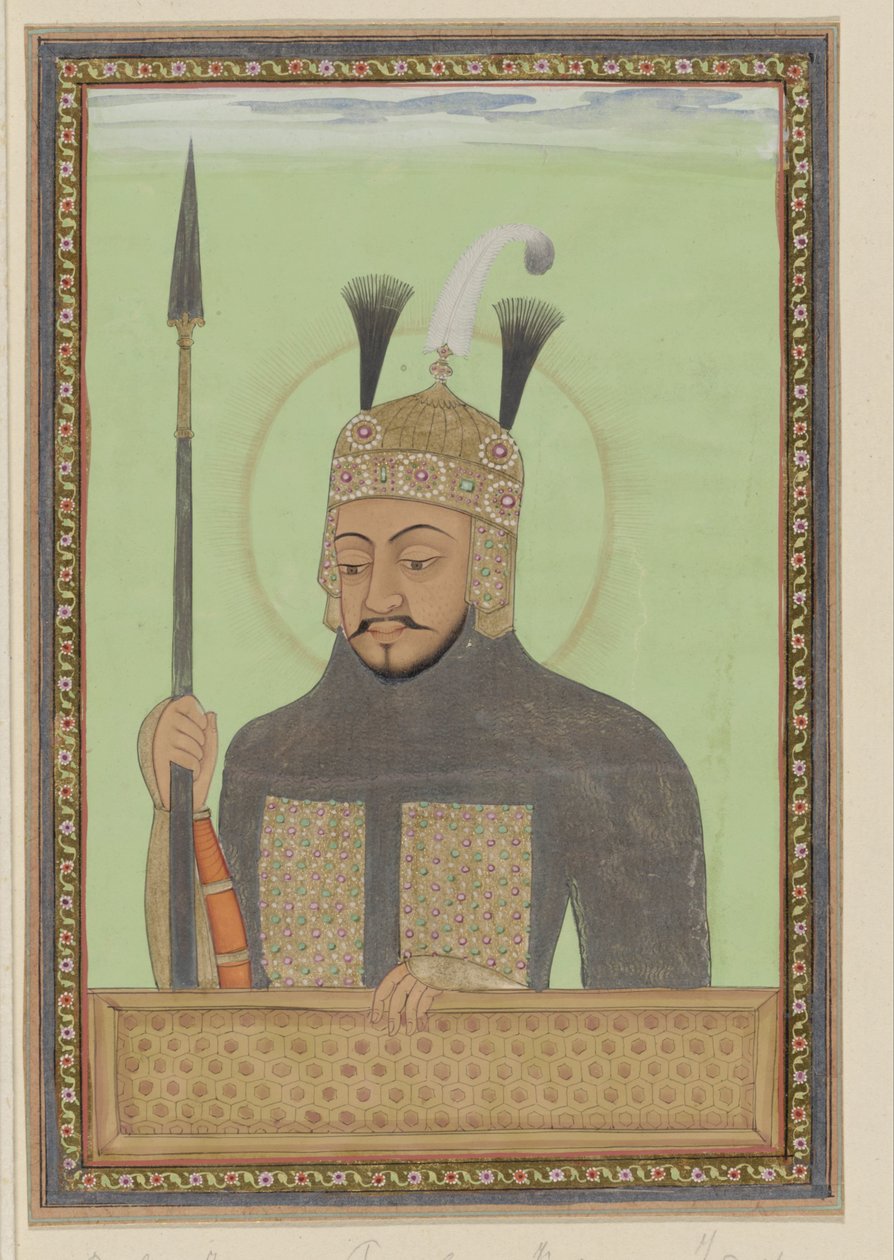 Timur'un portresi, Tamerlan olarak da bilinir by Anonymous