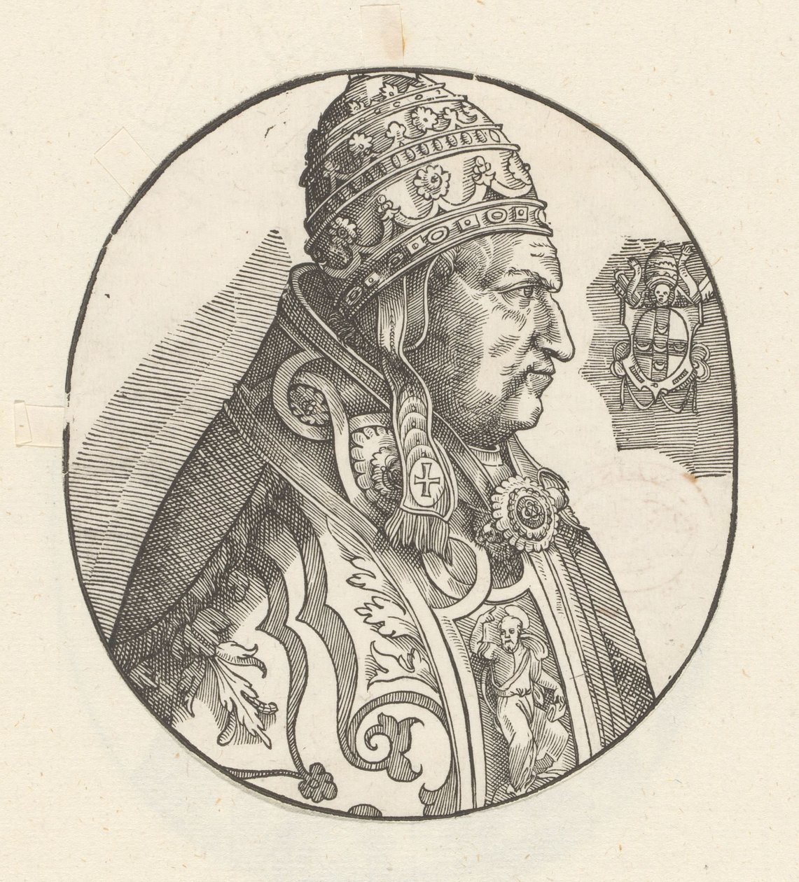 Portret van paus Pius II by Anonymous