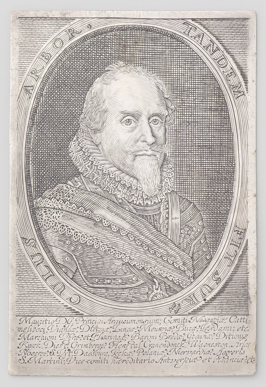 Nassau Prensi Maurice'in portresi by Anonymous