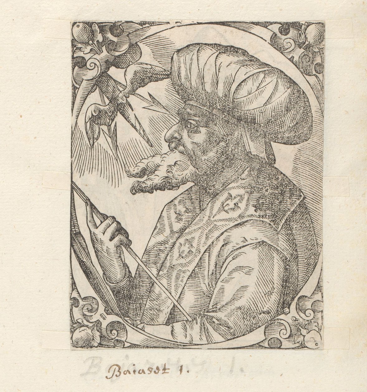 Portret van sultan Bayezid I by Anonymous