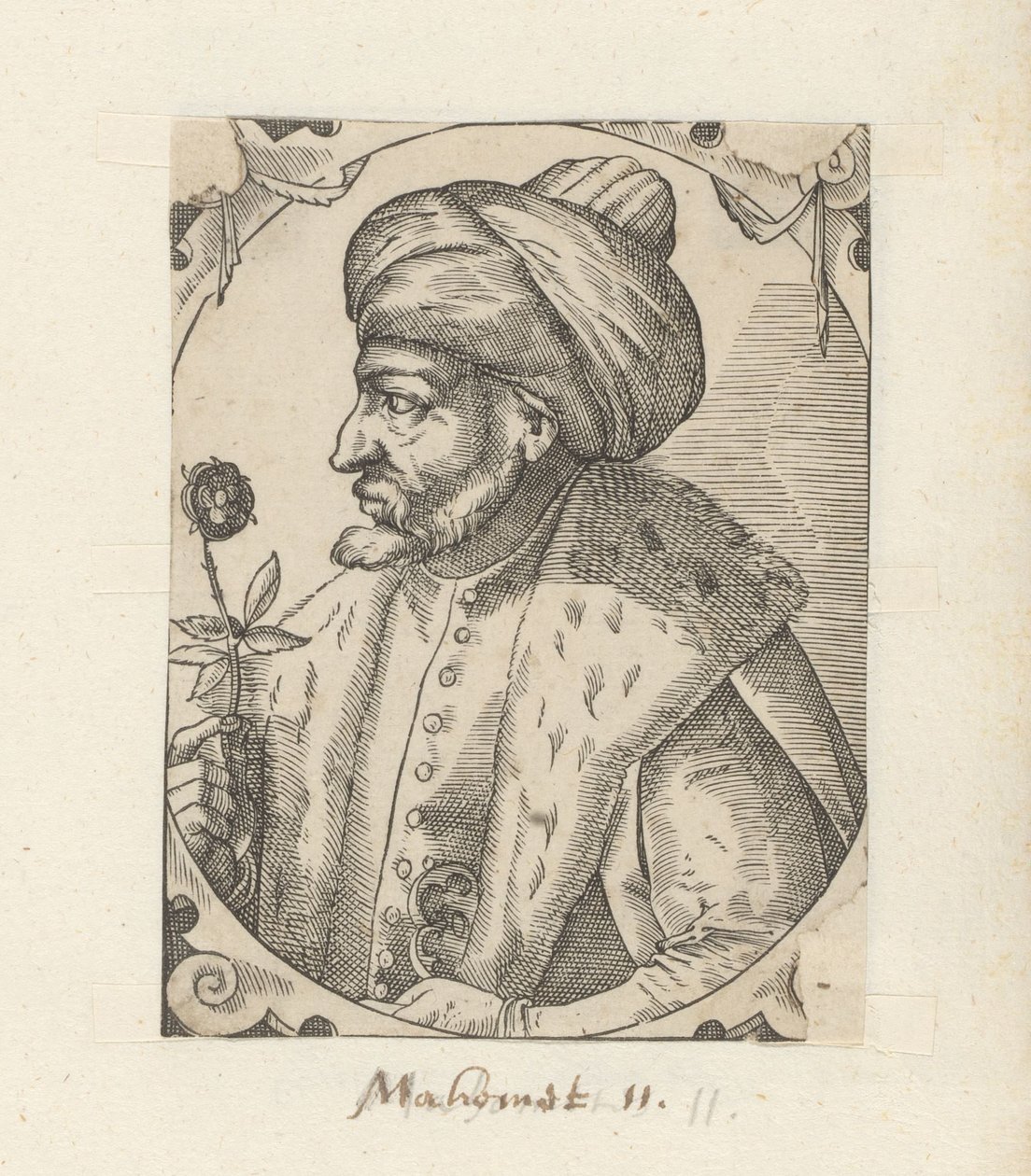 Portret van sultan Mehmet II by Anonymous