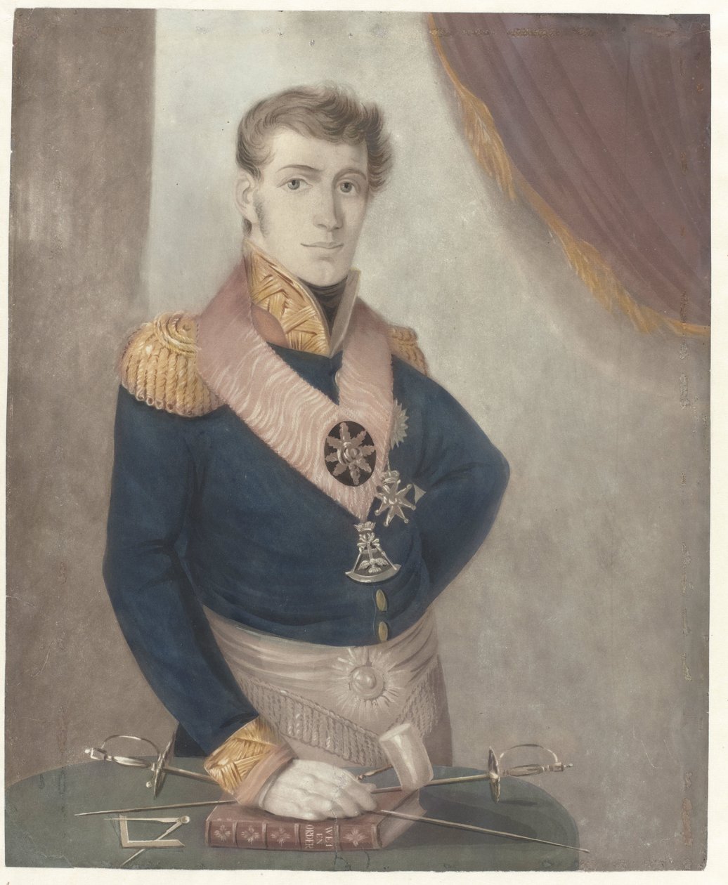 Hollanda Prensi Frederick, Masonların Büyük Üstadı olarak, 1817 by Anonymous