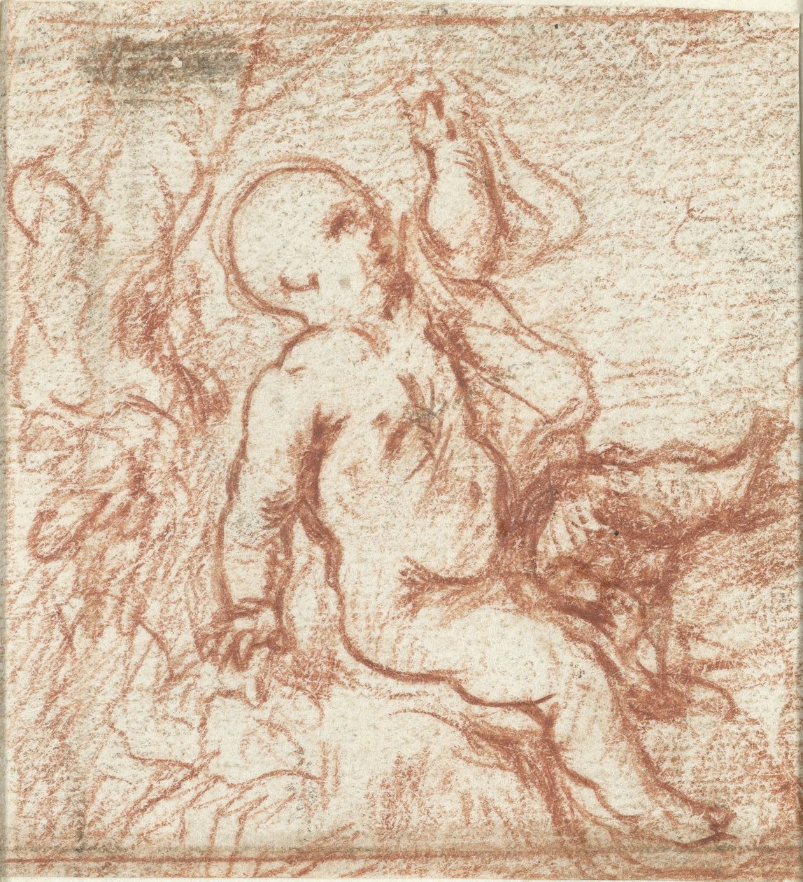 Peyzajda putto by Anonymous