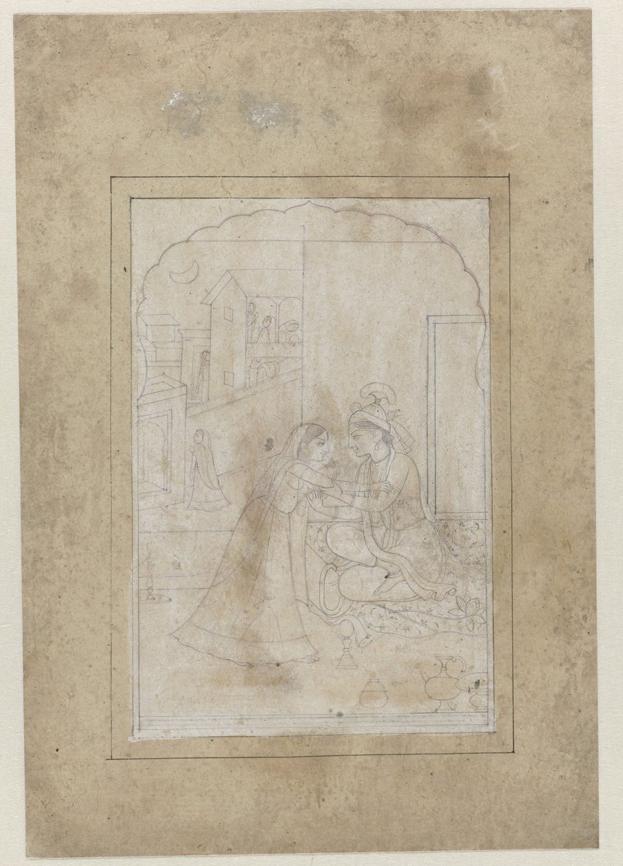Radha ve Krishna by Anonymous
