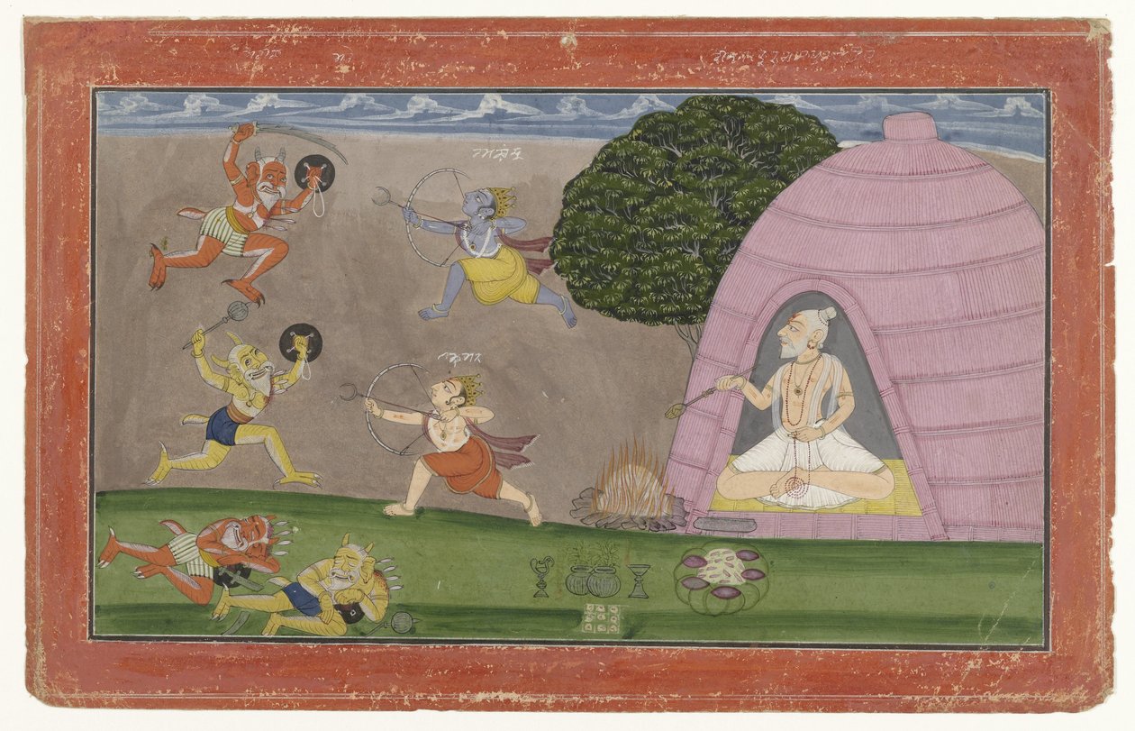 Rama ve Lakshmana, iblisler Maricha ve Suvahu