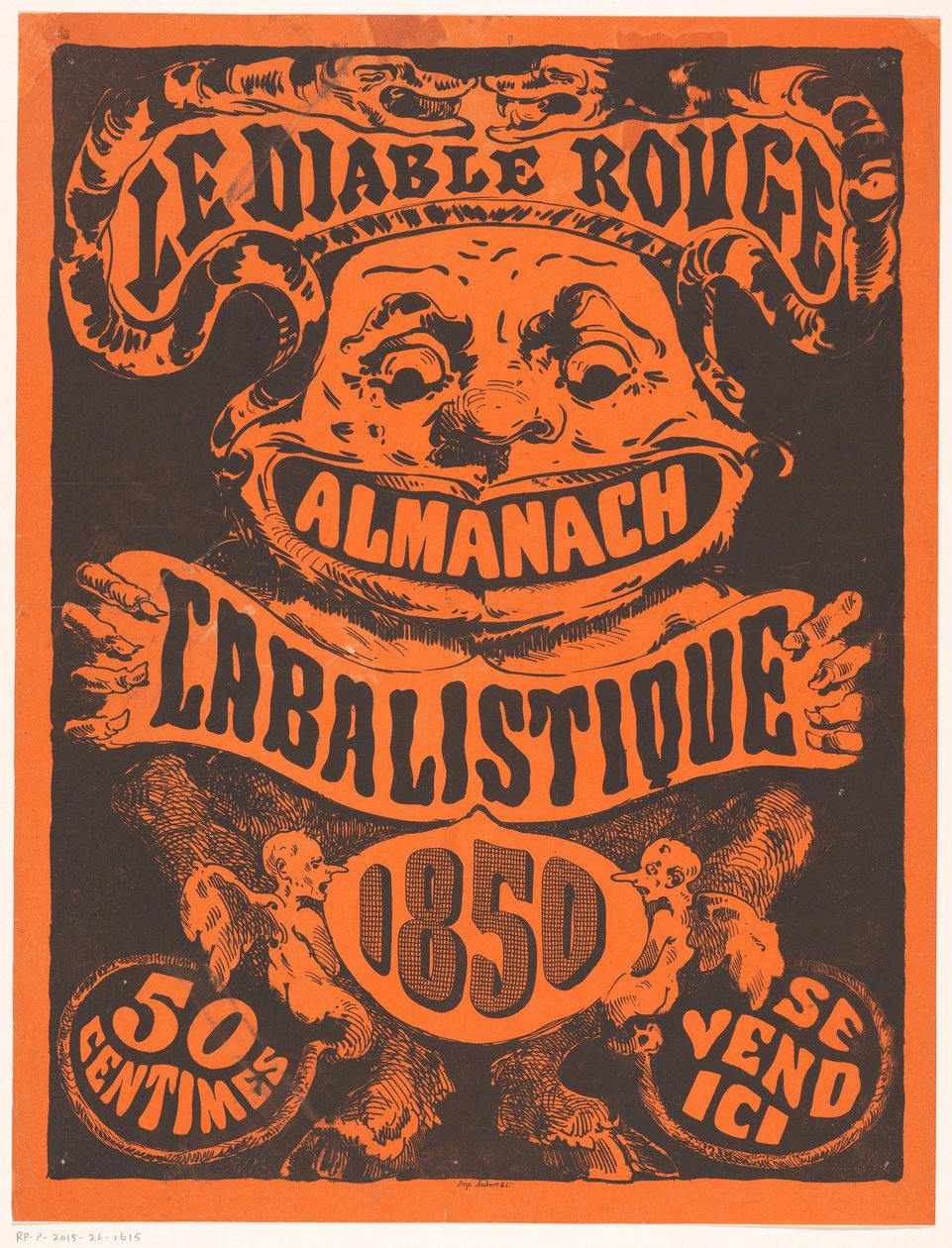 Le Diable Rouge için reklam faturası by Anonymous