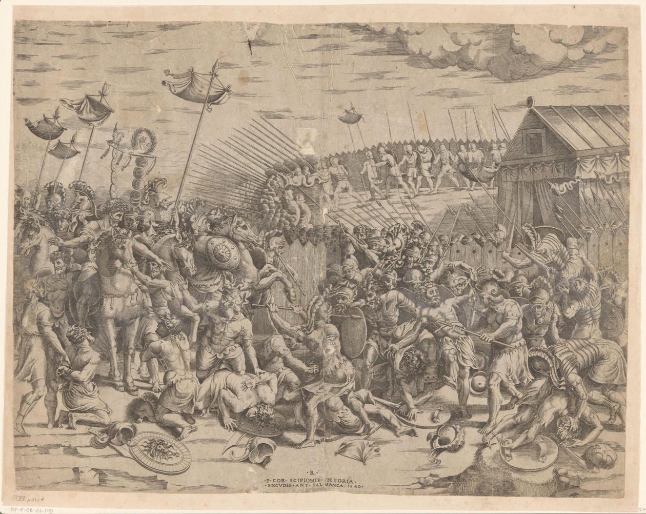 Scipio valt de Carthagers aan P. Kor. Scipio