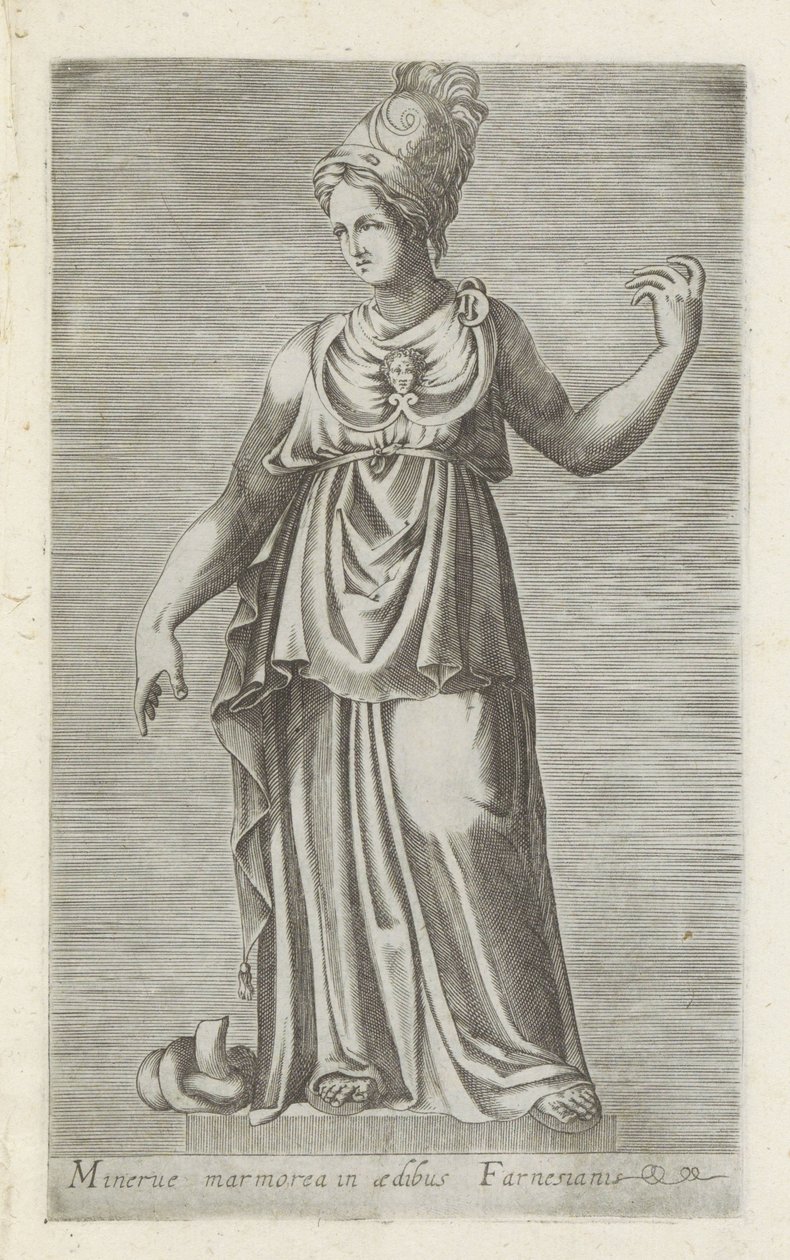 Heykeltıraş van Minerva Farnesian Sarayı