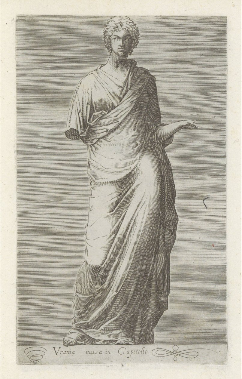 Heykeltıraş van Urania, muze van de sterrenkunde Urania