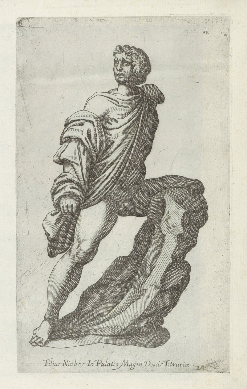 Heykeltıraş van een zoon van Niobe Etruria