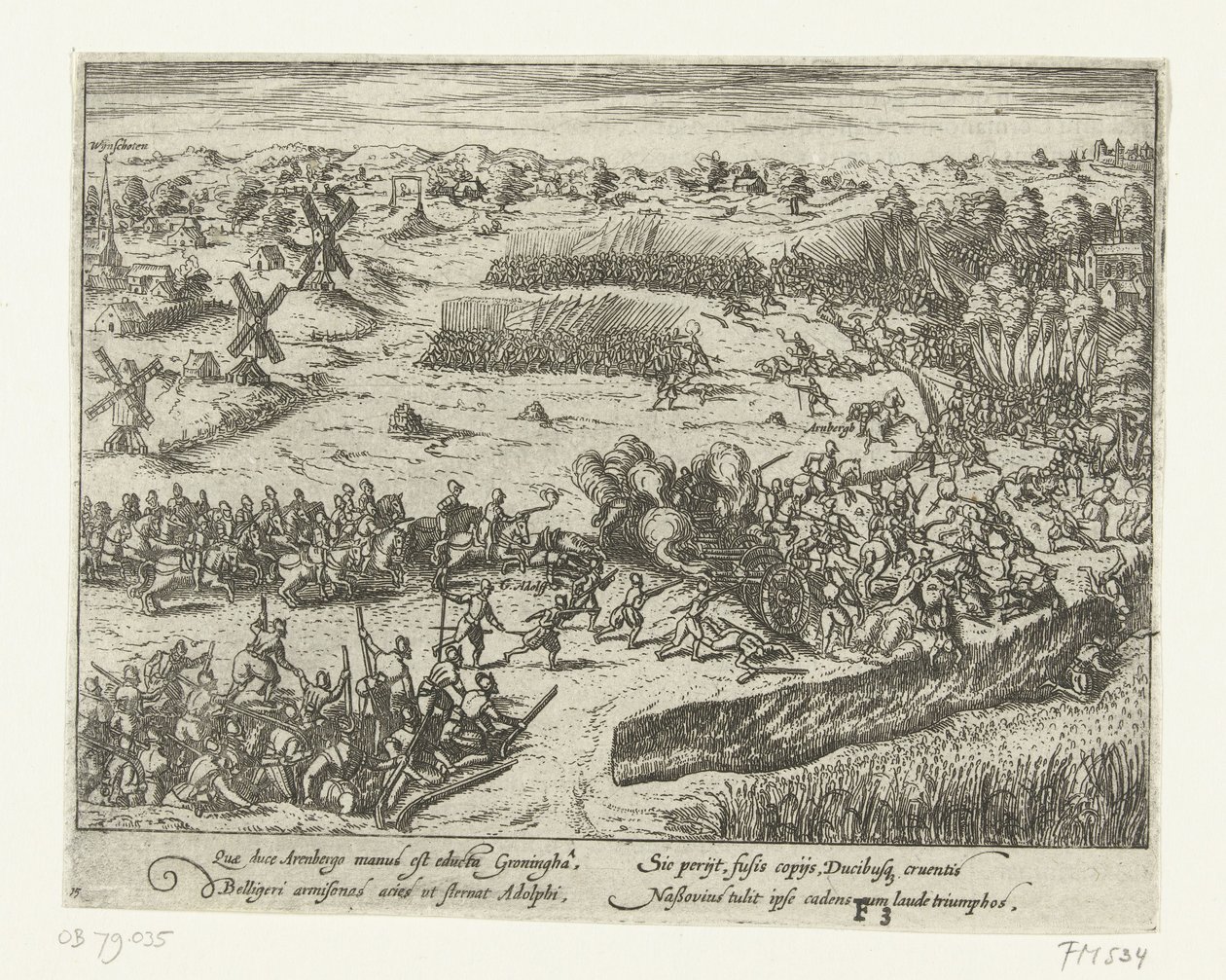 Heiligerlee Savaşı, 1568 by Anonymous