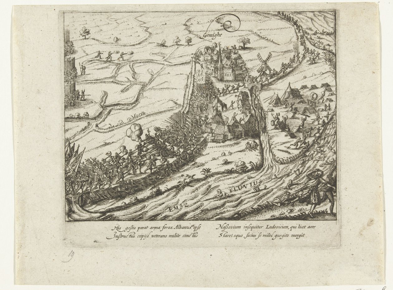 Jemmingen Savaşı, 1568 by Anonymous