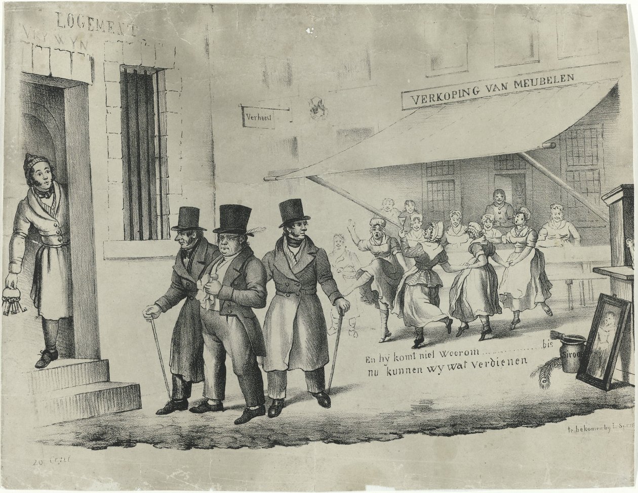 C. Seyn ile ilgili karikatür, 1838-1839 by Anonymous