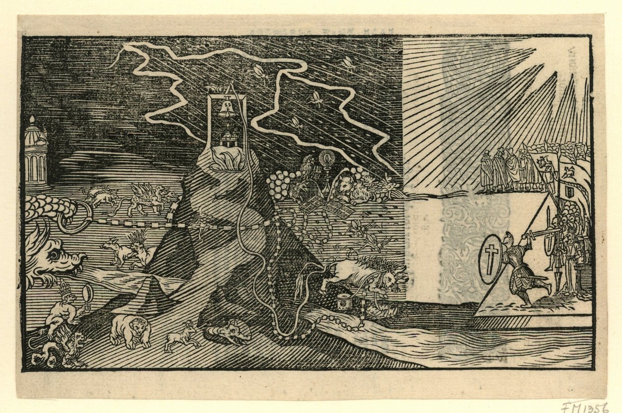 Jacobus Taurinus ile ilgili karikatür, 1615 by Anonymous
