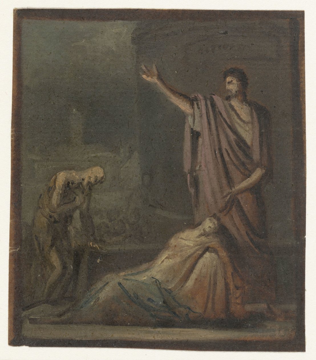 yalancı kişi ile duran adam by Anonymous