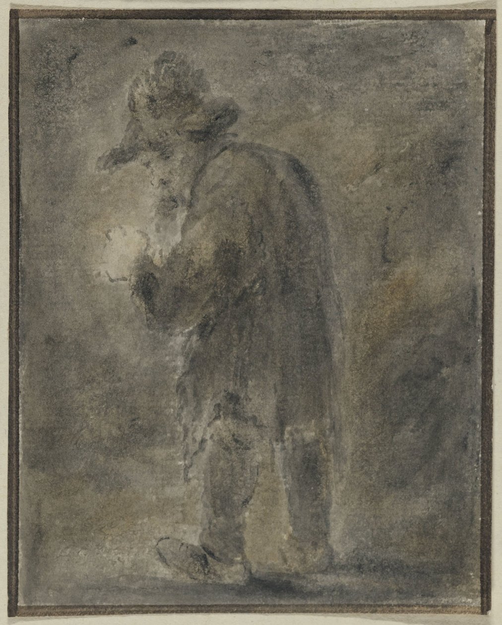 Şapkalı duran adam by Anonymous