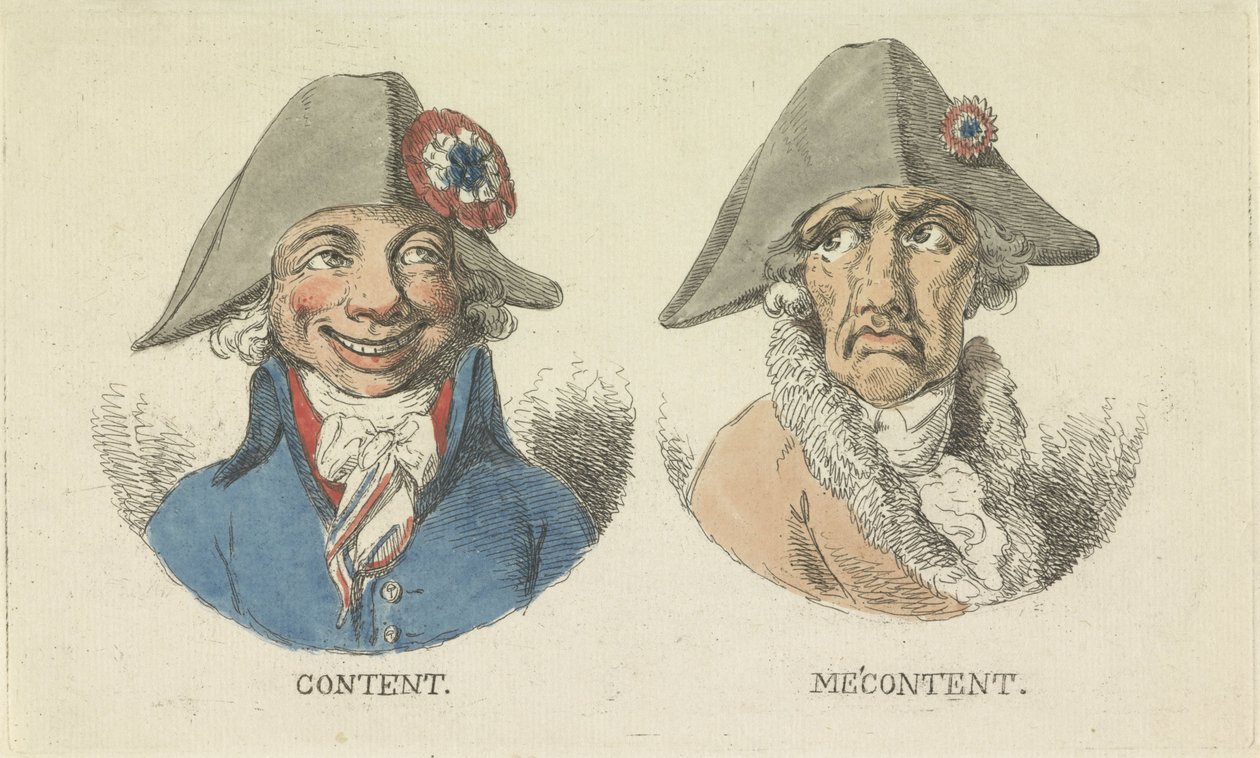 Memnun ve Memnuniyetsiz, 1795 İçerik / Me