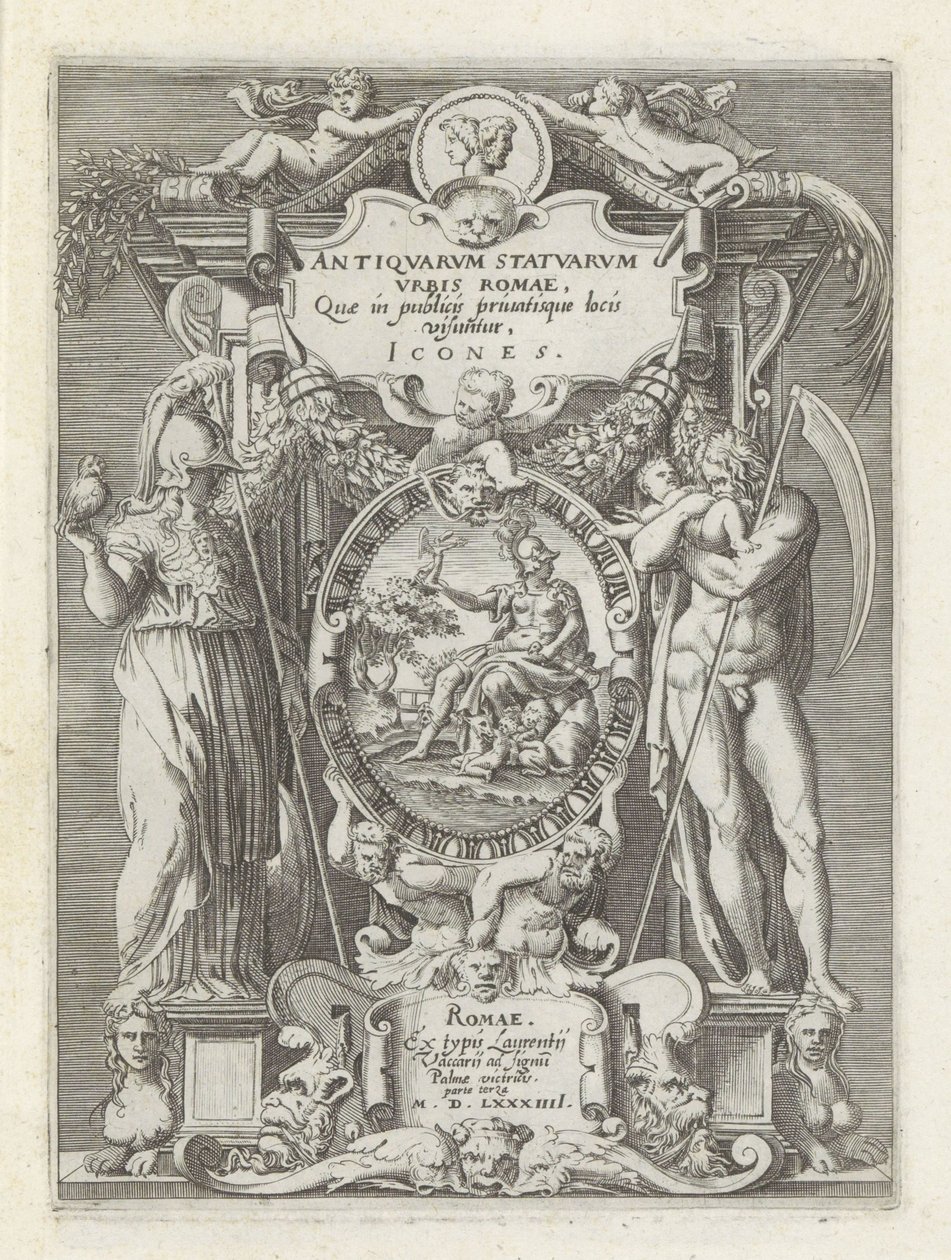 Titelpret, Roma, Minerva ve Saturnus ile tanıştı Roma