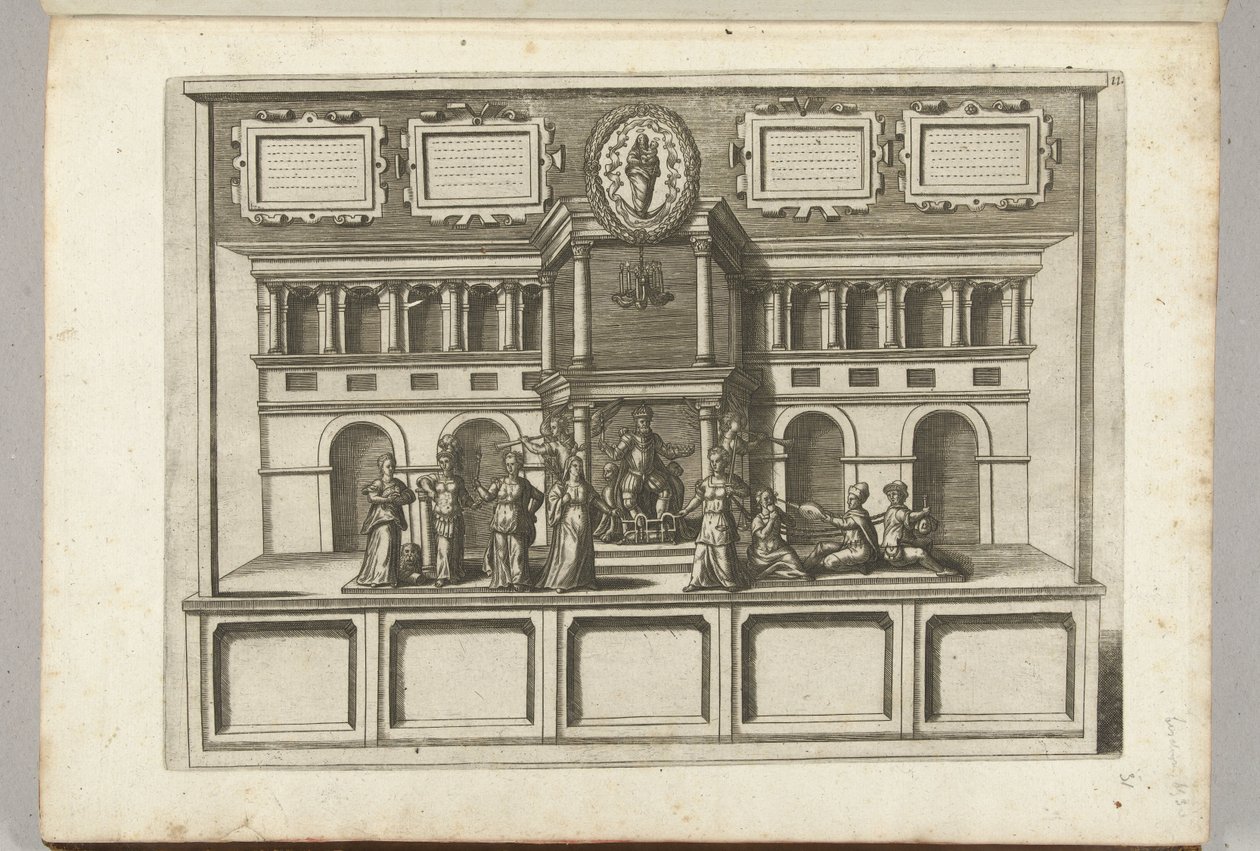 Erdemler ve Kötülükler ile Sahne, 1594 by Anonymous