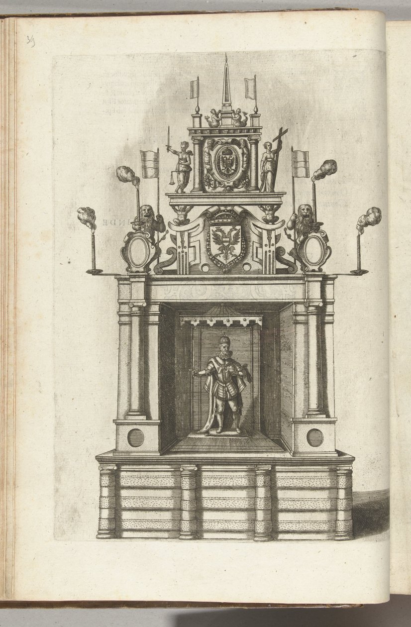 İmparator Ferdinand I ile sahne, 1594 by Anonymous