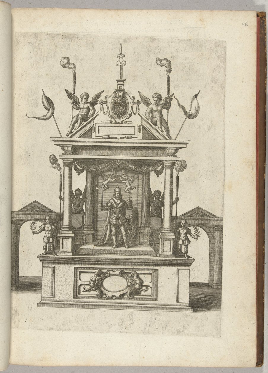 İmparator II. Rudolf ile sahne, 1594 by Anonymous