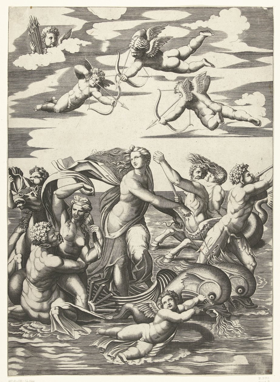 Triomf van Galatea, putti