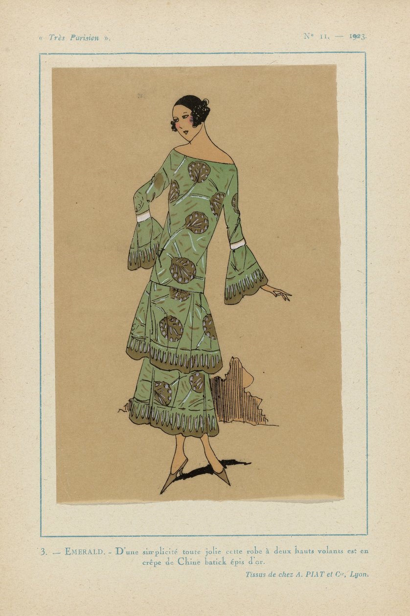 Çok Parisli, 1923, No 11: 3. - ZÜMRÜT. - Çok basit... by Anonymous