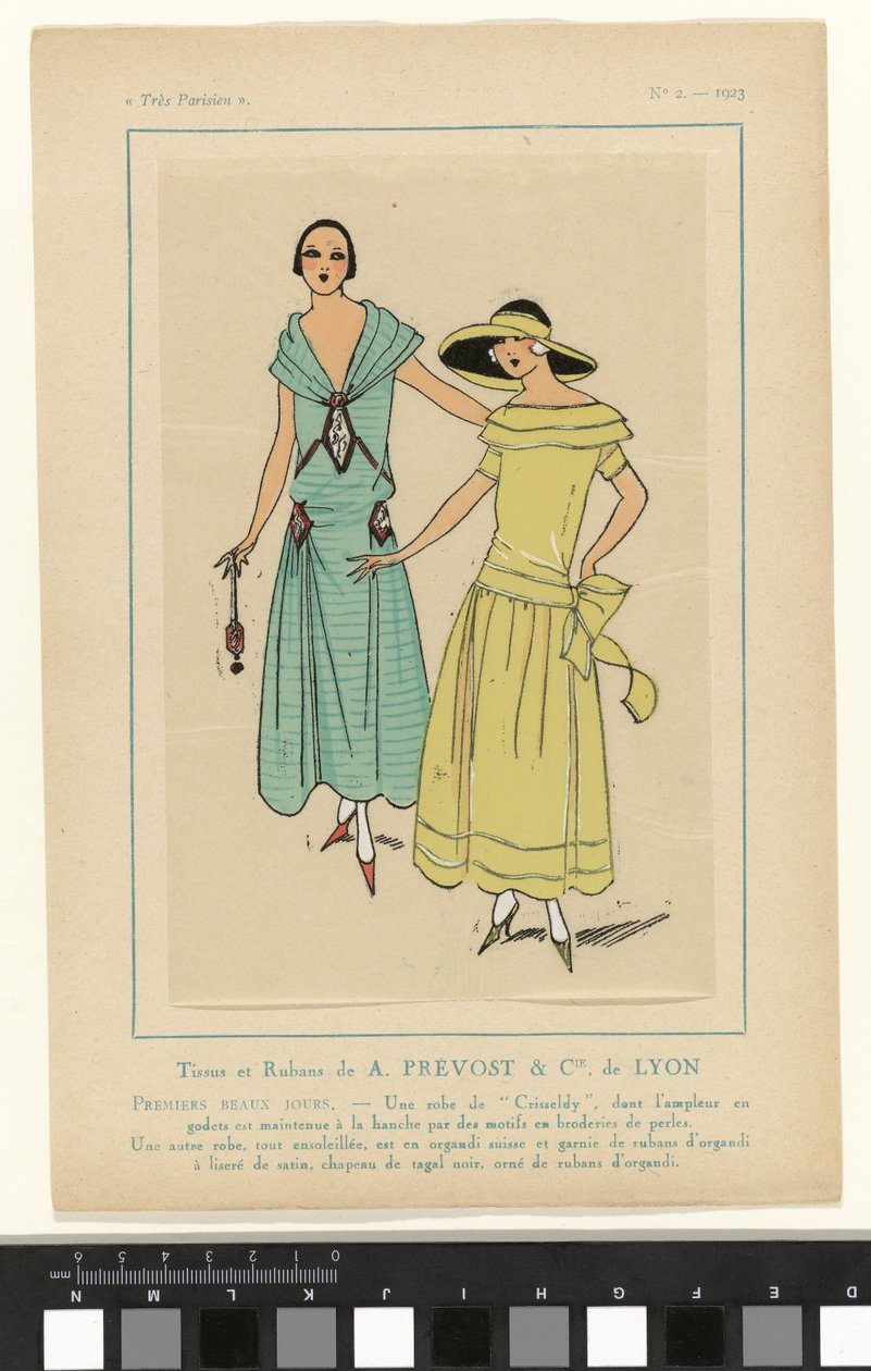 Çok Parisli, 1923, No. 2: Kumaşlar ve Kurdeleler, A. PRÉVOST & Cie. Lyon