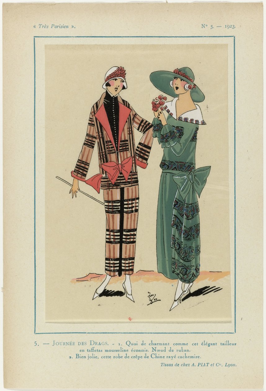Çok Parisli, 1923, No 5: 5.- DRAGLARIN GÜNÜ... by Anonymous