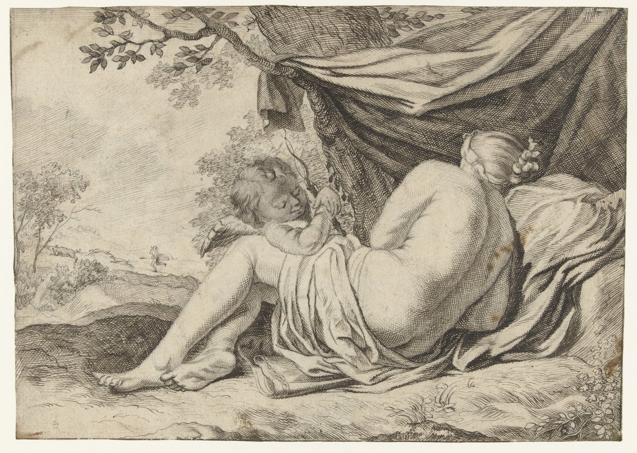 Cupid'deki Venüs by Anonymous