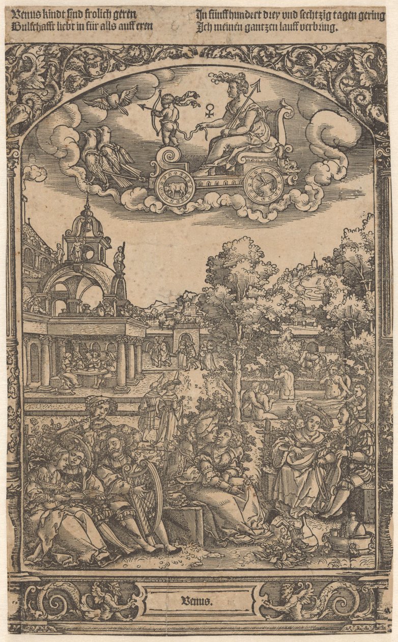 Venüs ve gezegen çocukları Venüs (nesne üzerindeki başlık) Yedi Gezegen (dizi başlığı) by Anonymous