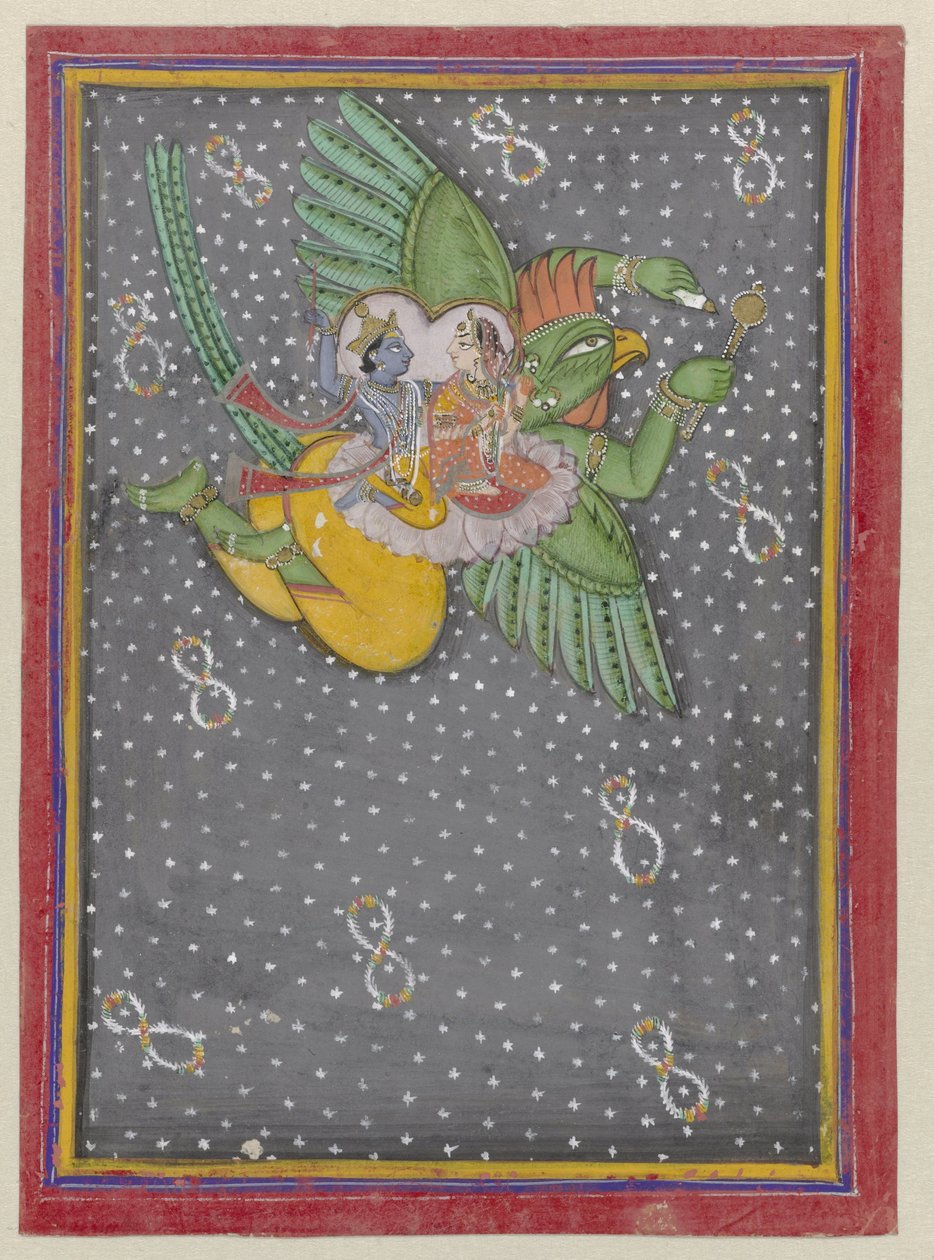 Vishnu ve Lakshmi Garuda