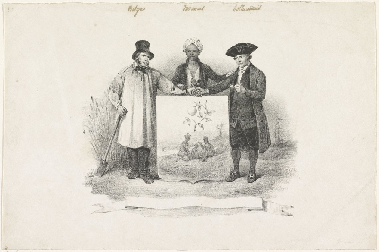 1826 Belçikalı, Cava ve Hollandalı ile arması by Anonymous