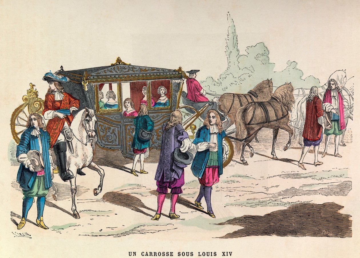 Bir koç, 17. yüzyılda Louis XIV