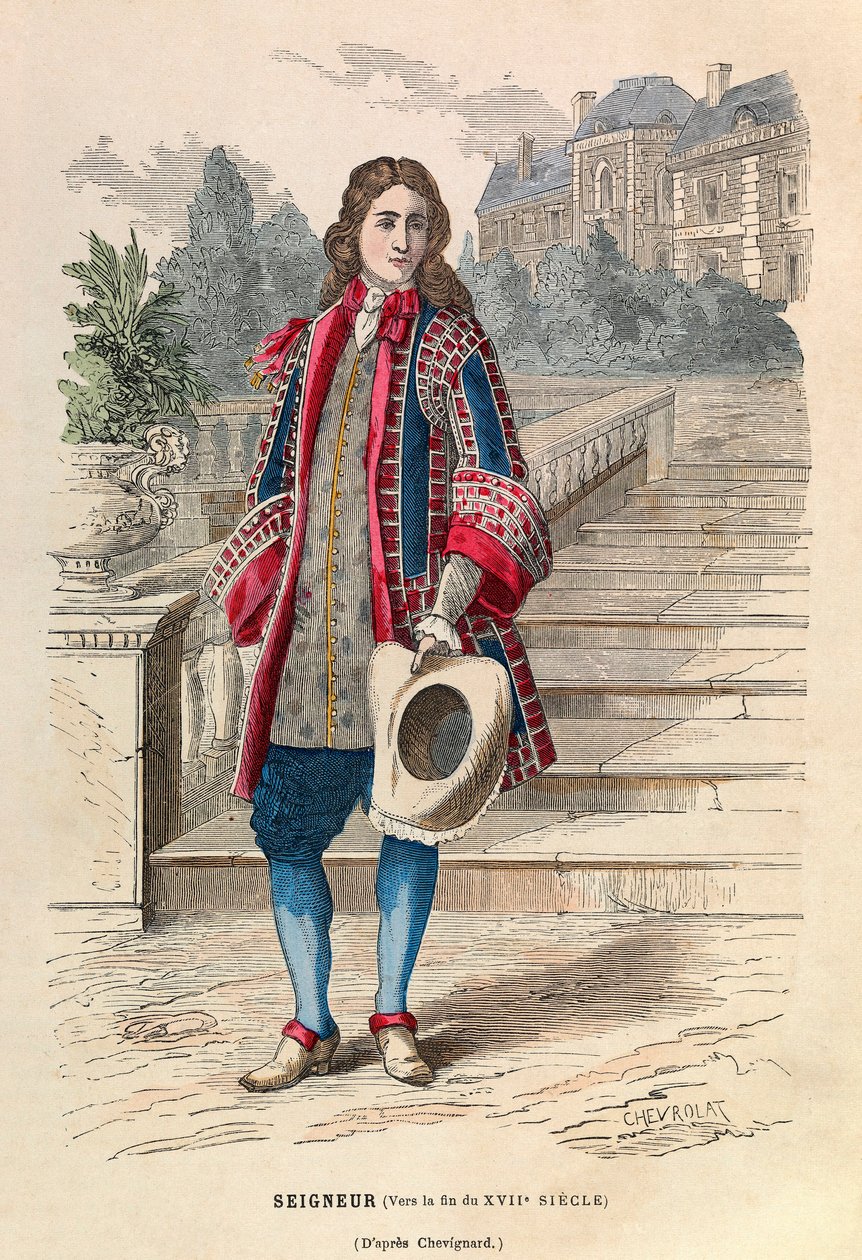 17. yüzyılın sonlarına doğru bir lord - Asilzade, 17. yüzyılın sonları - özel koleksiyon by Anonymous Anonymous