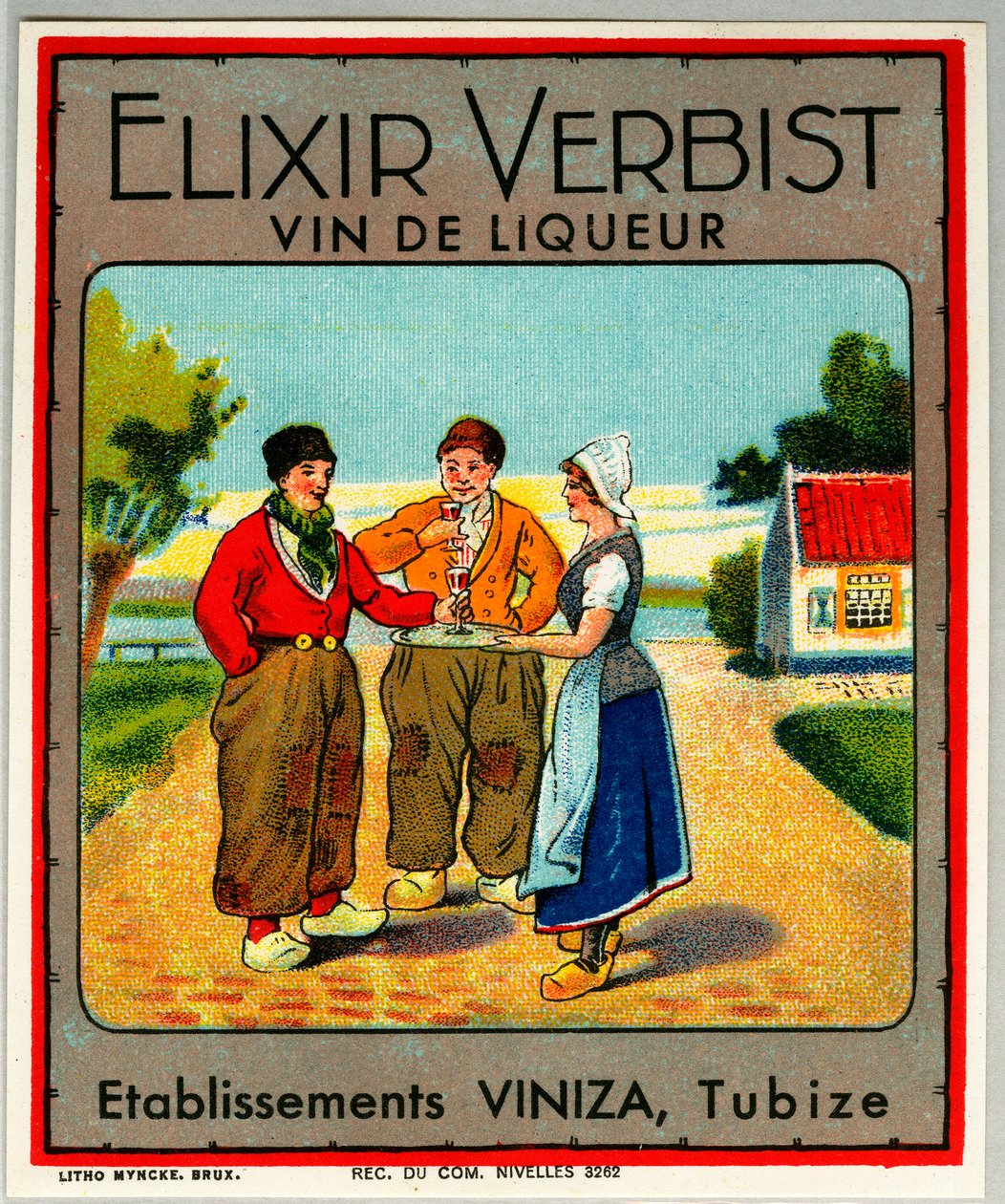 Likör Elixir verbist için reklam (Chromolithography) by Anonymous Anonymous