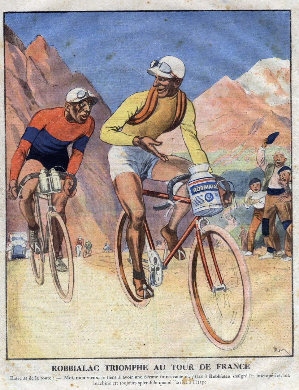 Robbialac resmi için reklam: “” Robbialac Tour de France