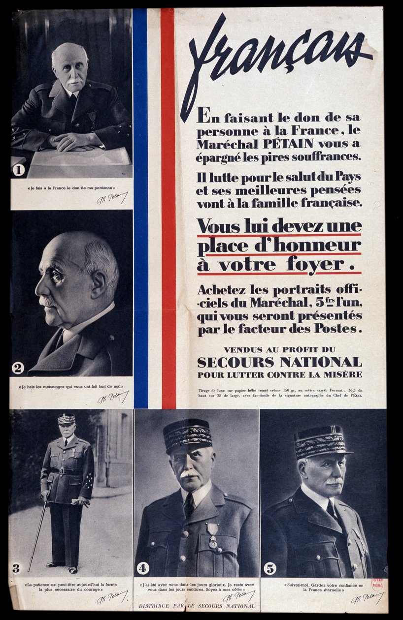 İkinci Dünya Savaşı sırasında Mareşal Philippe Petain