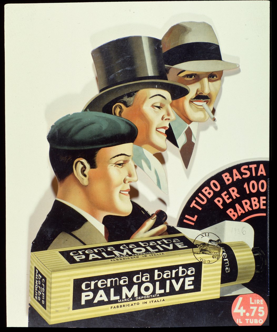 Tıraş kremi Palmolive 1936 için reklam afişi by Anonymous Anonymous